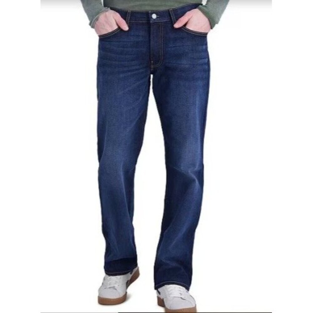 Lucky Brand Men's Size 36x32 361 Vintage Straight Leg Jeans Mid-Rise Blue